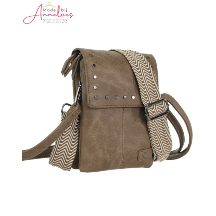 Im Dutch Telefoontasje Cesar studs Taupe
